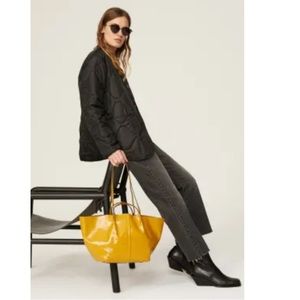 All Saints Yellow Tote Bag